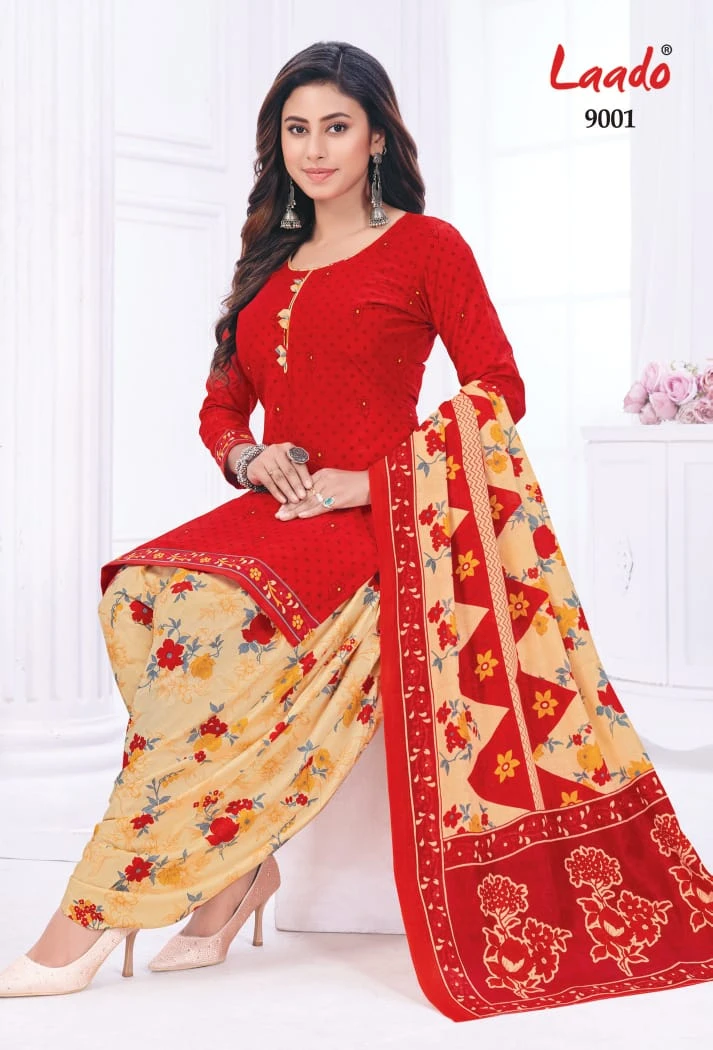 Laado Nadiya Patiyala Vol-9 - Dress Material